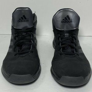 Adidas Mens 9.5 High Top Black/Black Basketball